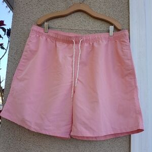 NEW Goodfellow & Co Pink Elastic Waist Drawstring Shorts